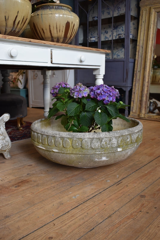 Large French Bowl Planter