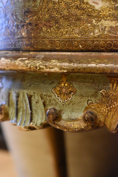 Pair of Old French Lockers with Detailed Paintings
