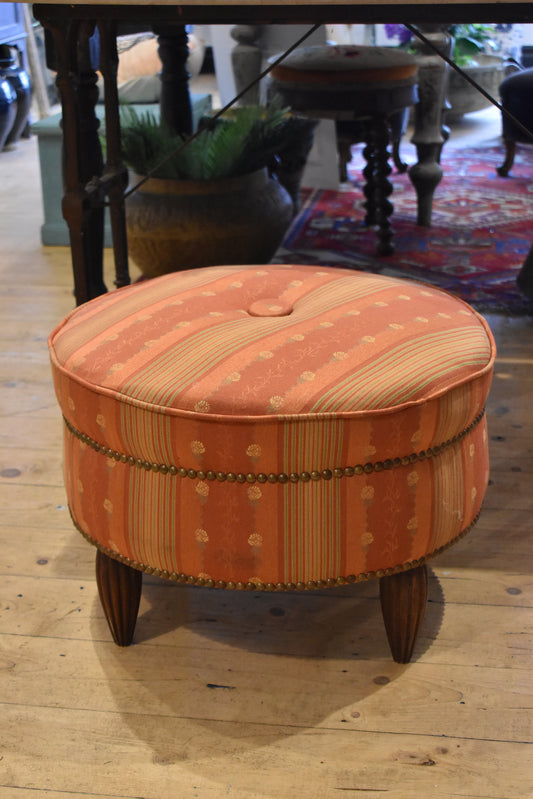 Vintage French Pouffe