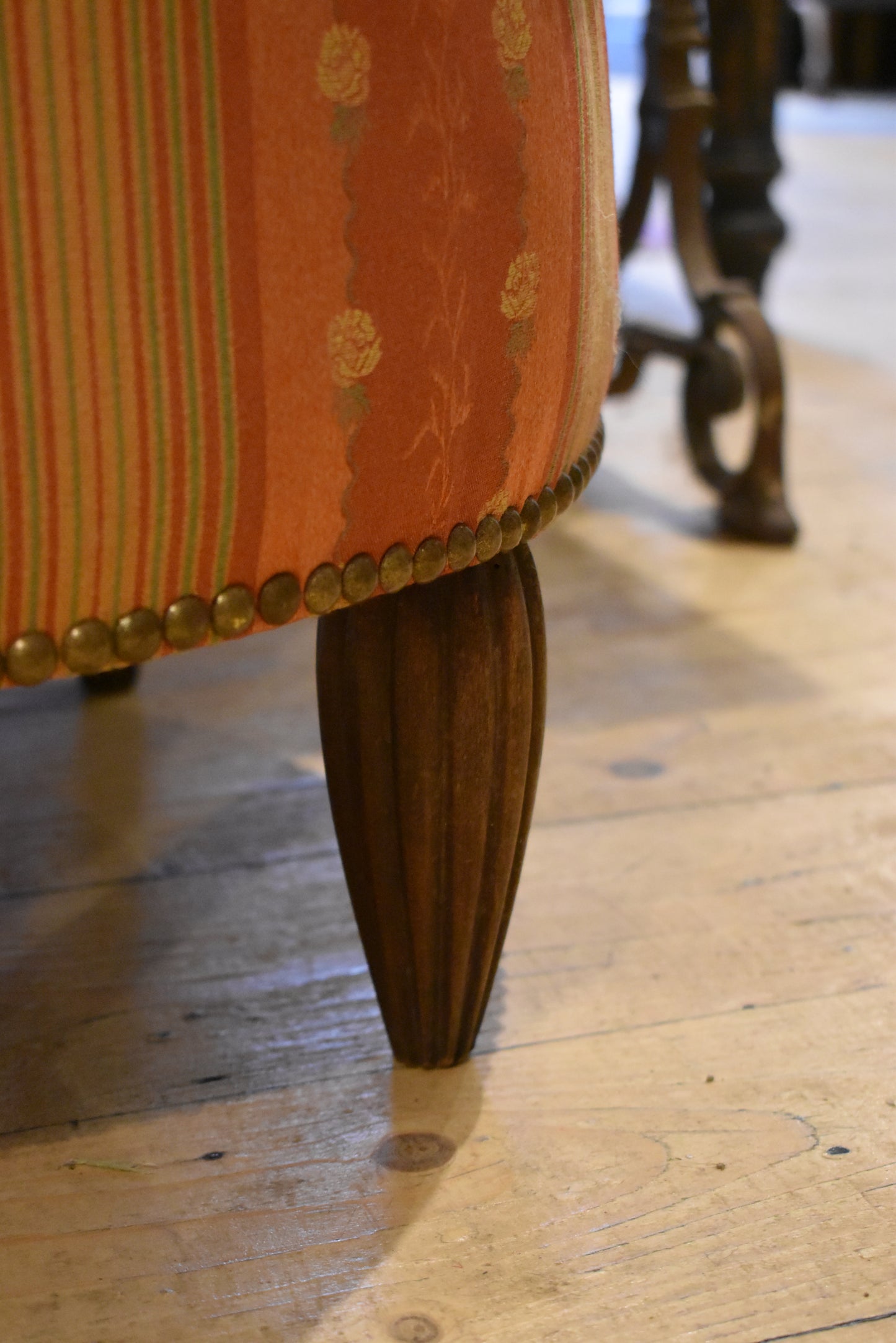 Vintage French Pouffe