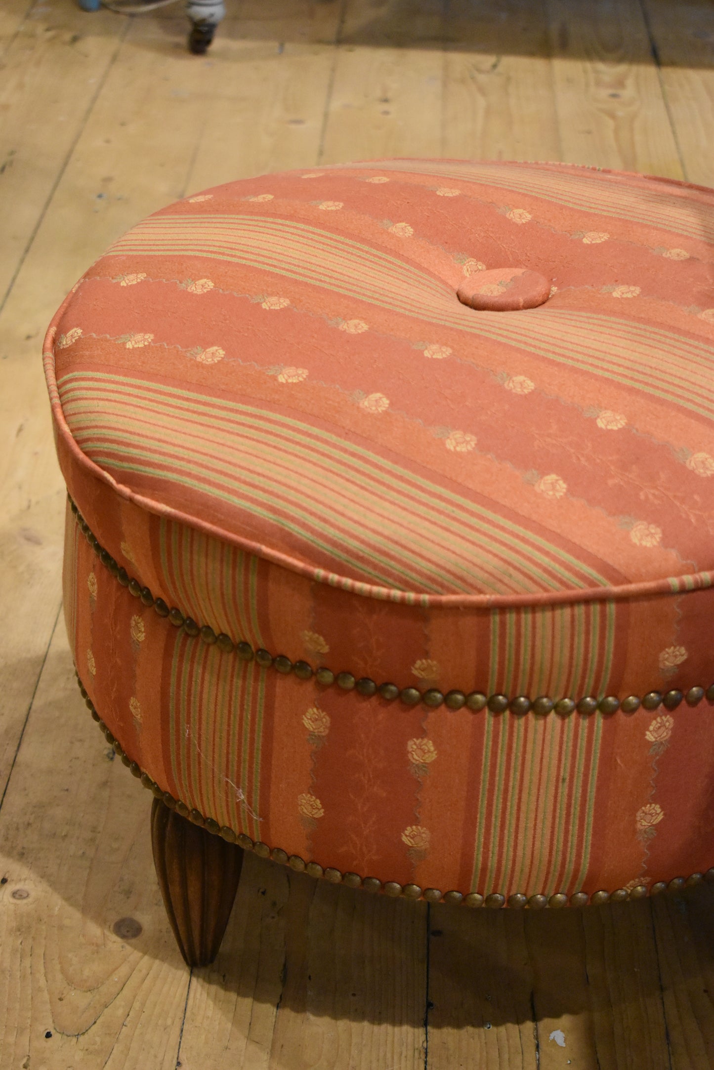 Vintage French Pouffe