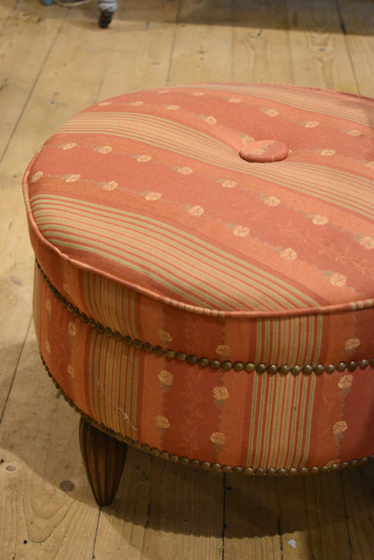 Vintage French Pouffe