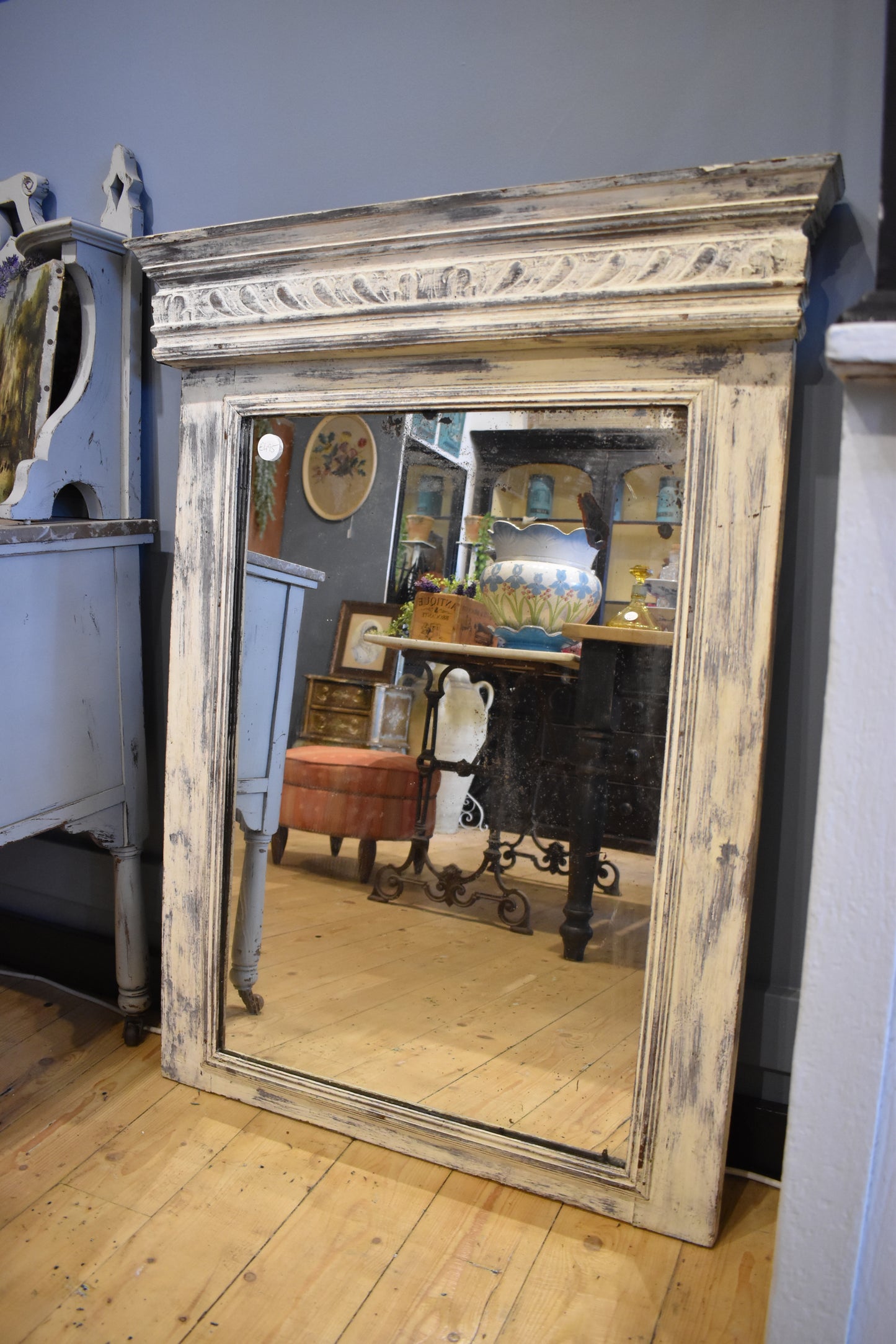 Lovely Old Distressed French Mirror