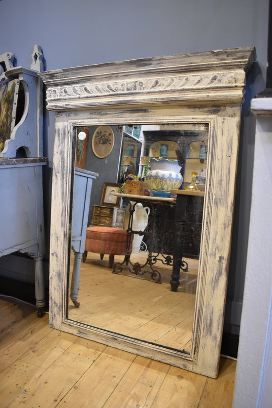 Lovely Old Distressed French Mirror