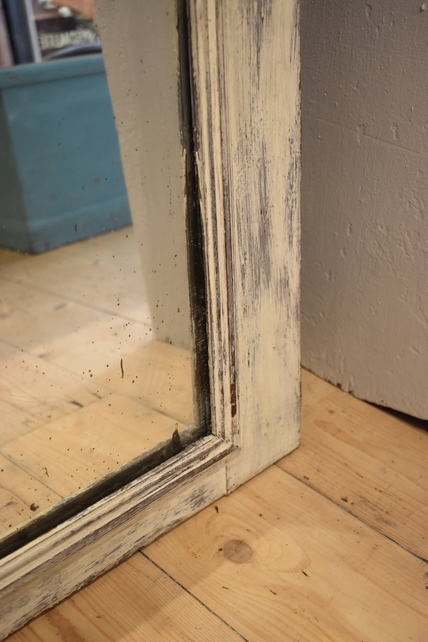 Lovely Old Distressed French Mirror