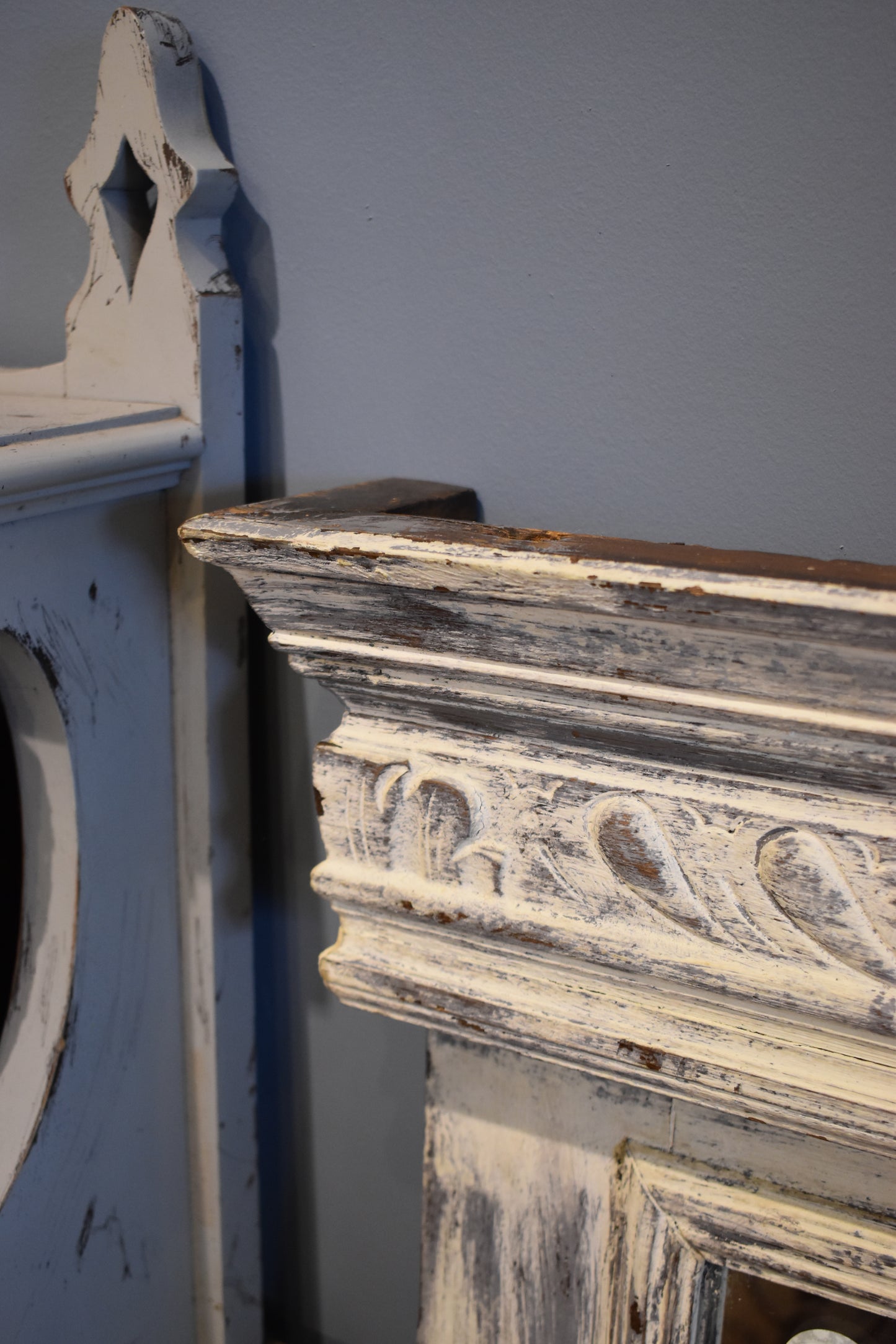 Lovely Old Distressed French Mirror