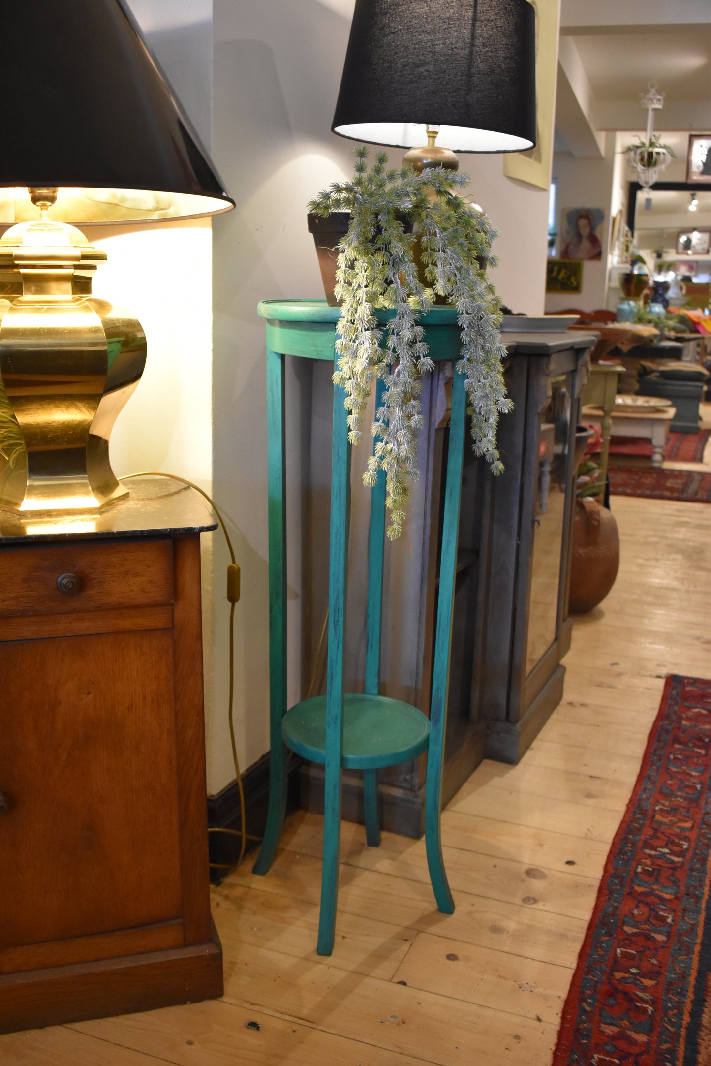 Lovely Painted Plant Stand