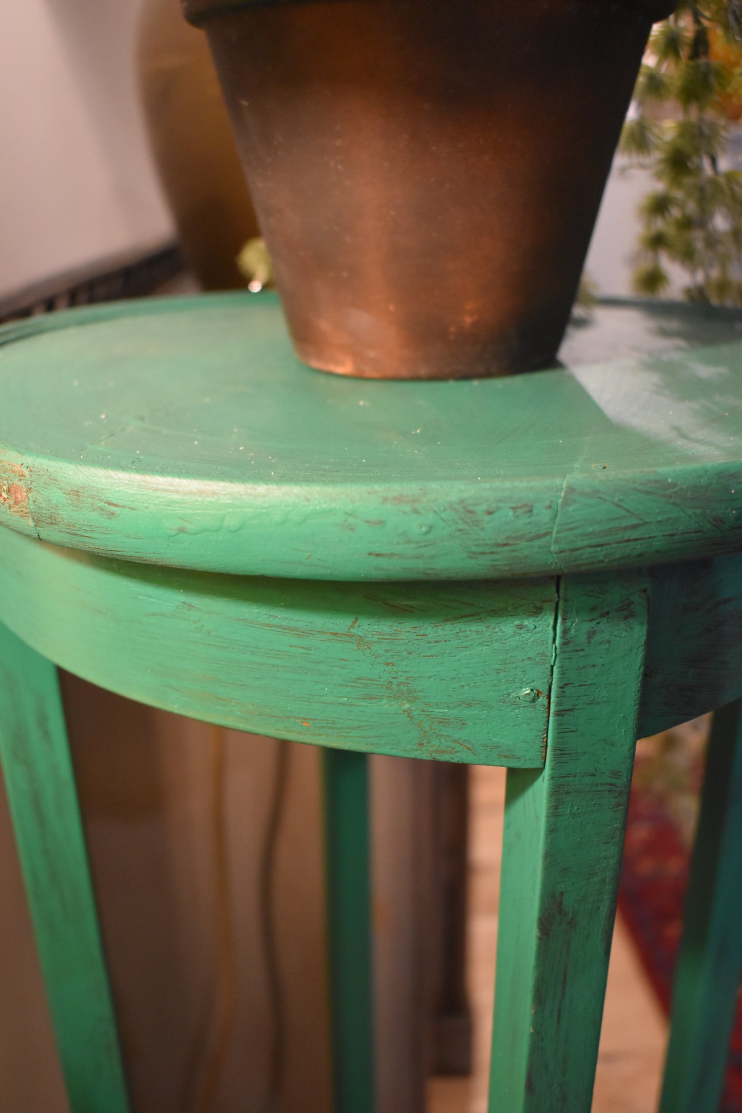Lovely Painted Plant Stand