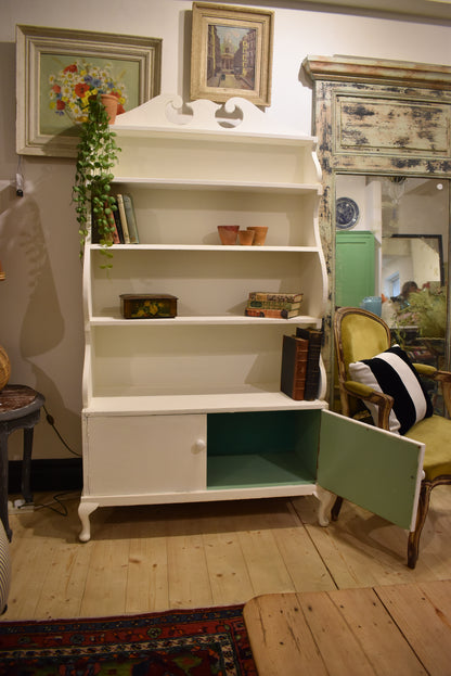 Lovely Old Waterfall Bookcase