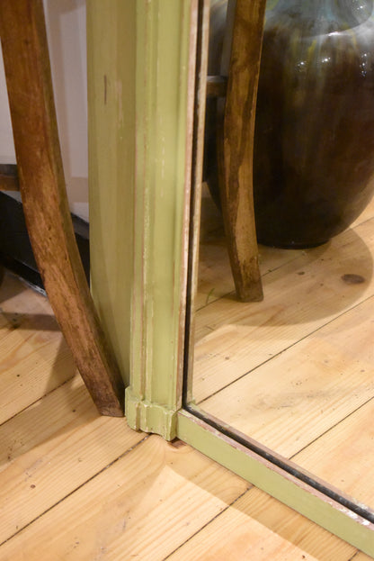 Pine French Mirror in Pistachio