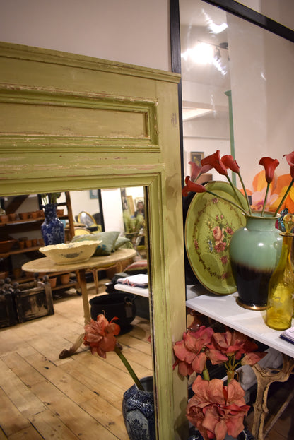 Pine French Mirror in Pistachio