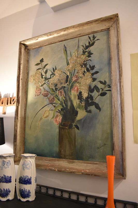 Lovely Old French Oil Painting