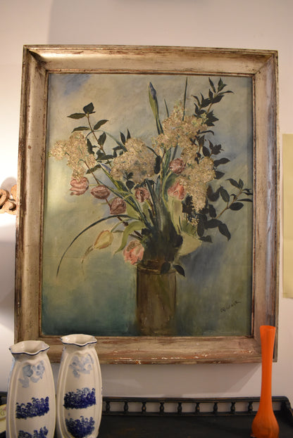 Lovely Old French Oil Painting