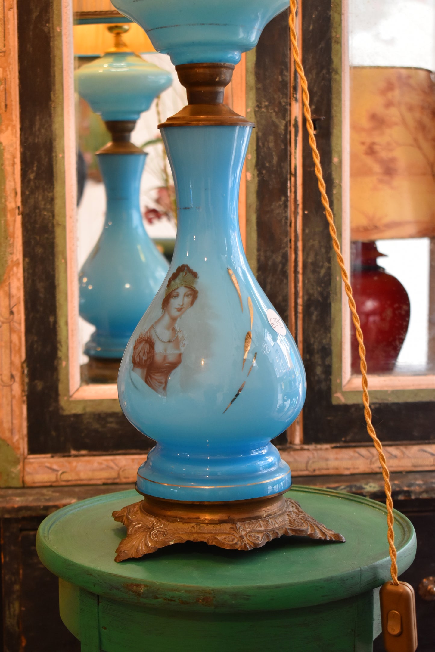 Blue Decorative Table Lamp