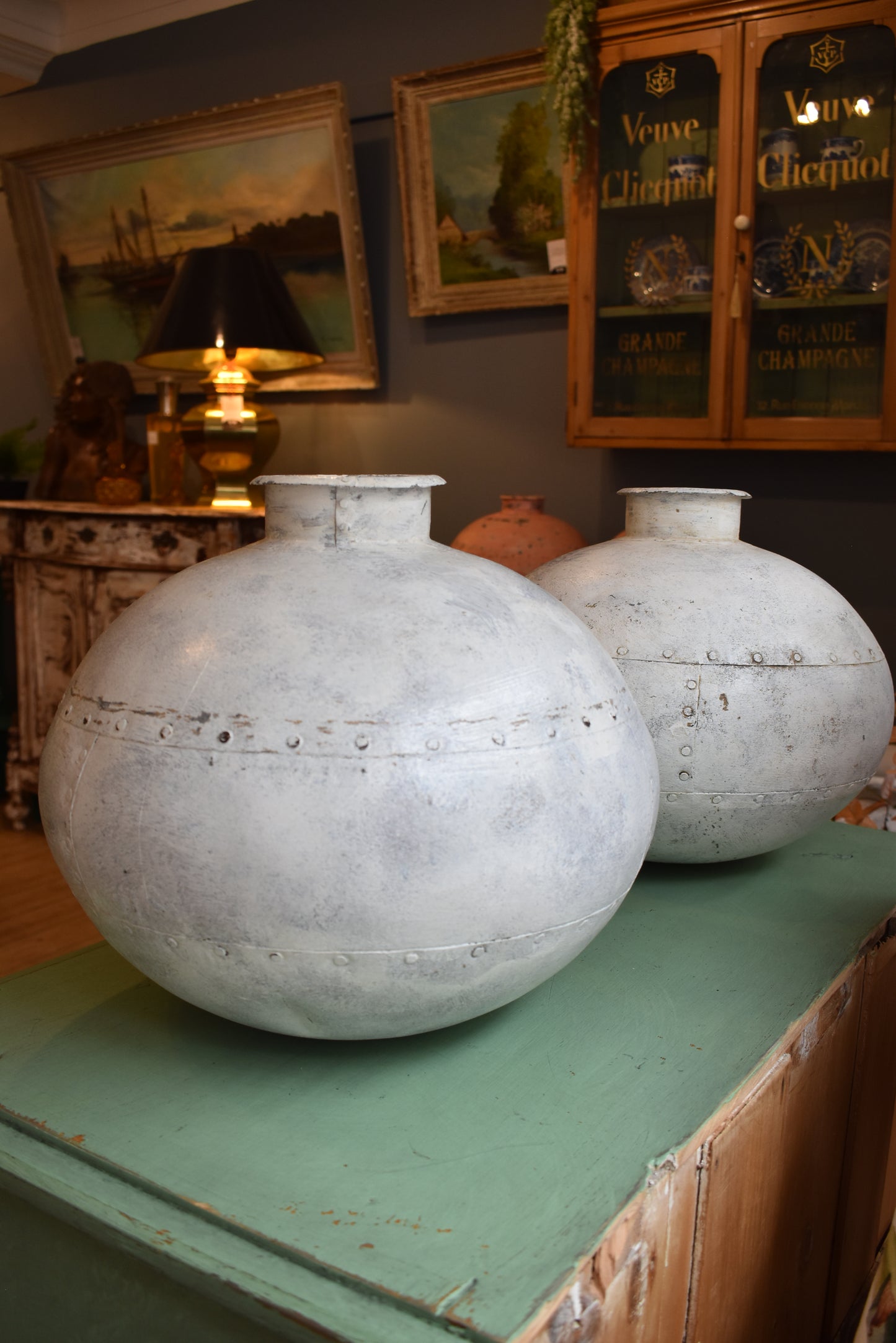 Colourful Indian Pots in Range of Colours