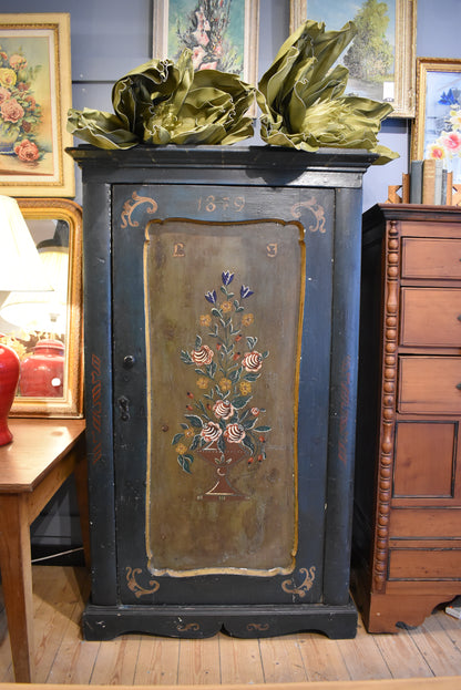 French Hand Painted Cupboard