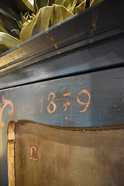 French Hand Painted Cupboard