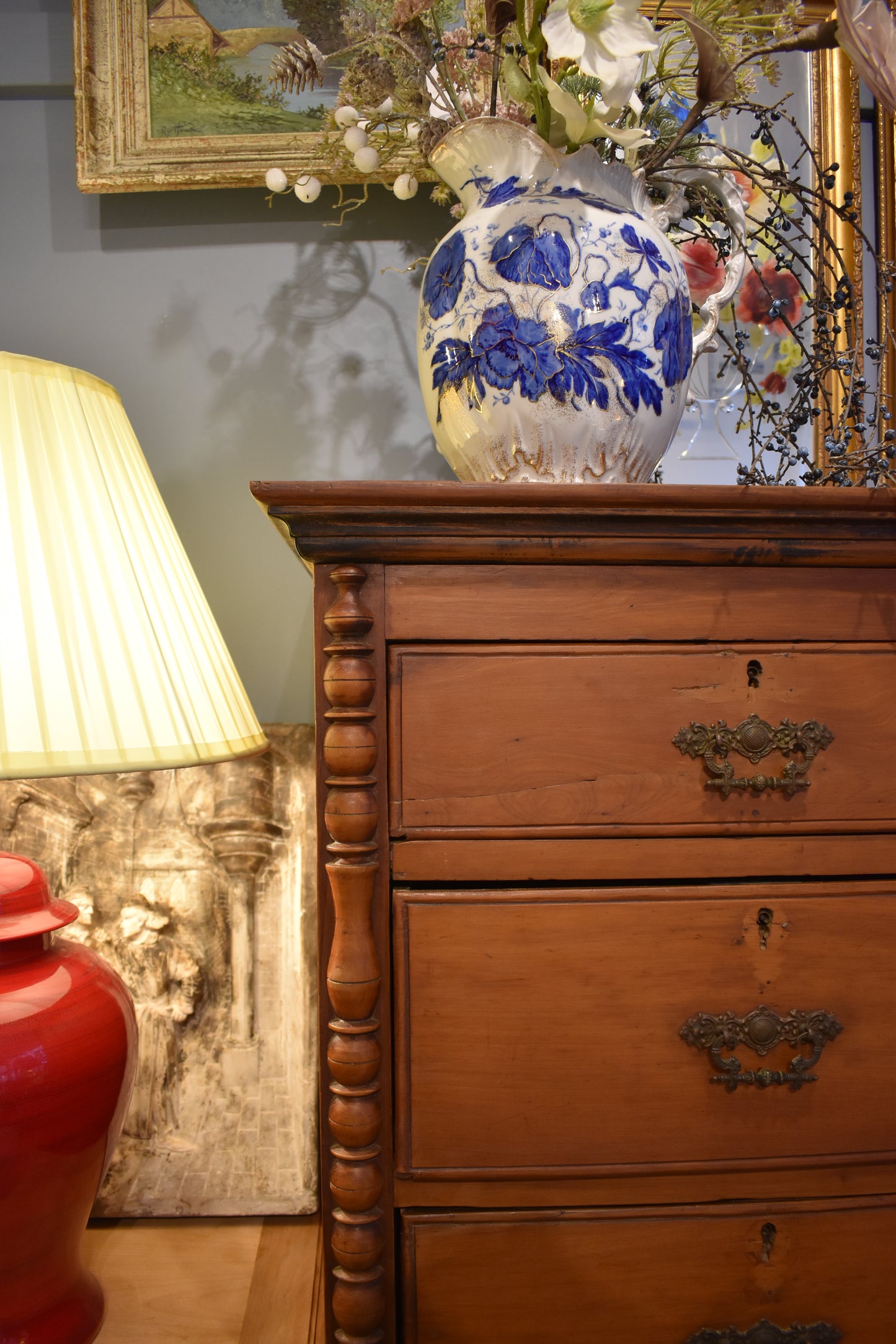 Tall French Set of Drawers