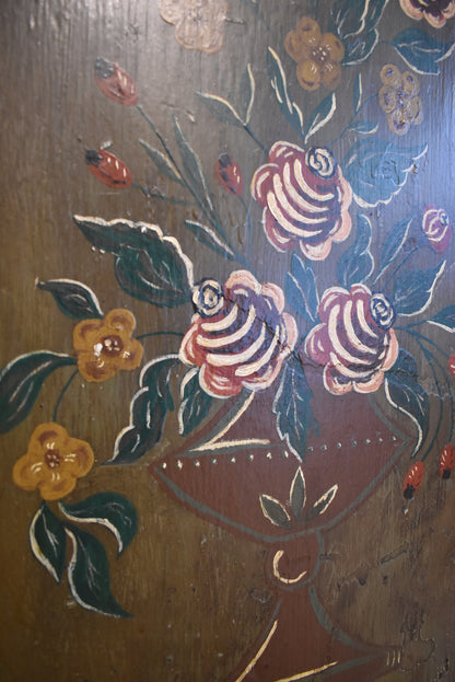 French Hand Painted Cupboard
