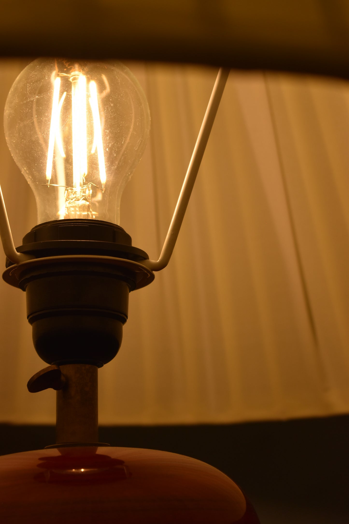 Pair of French Red Lamps