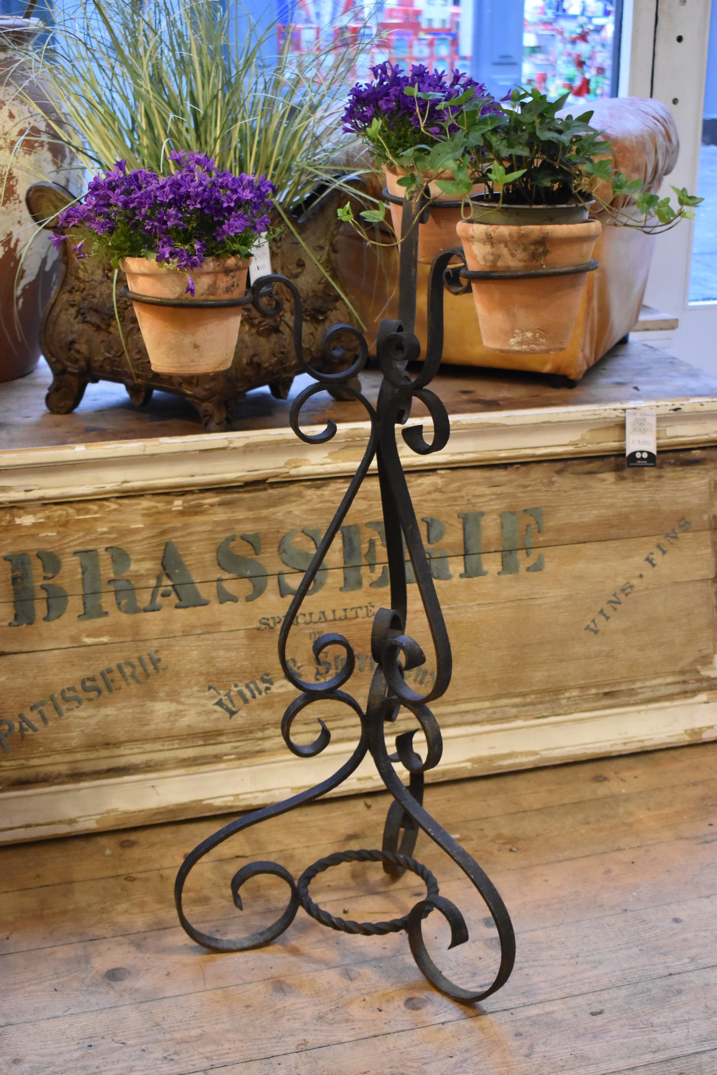 Wrought Iron Plant Stand