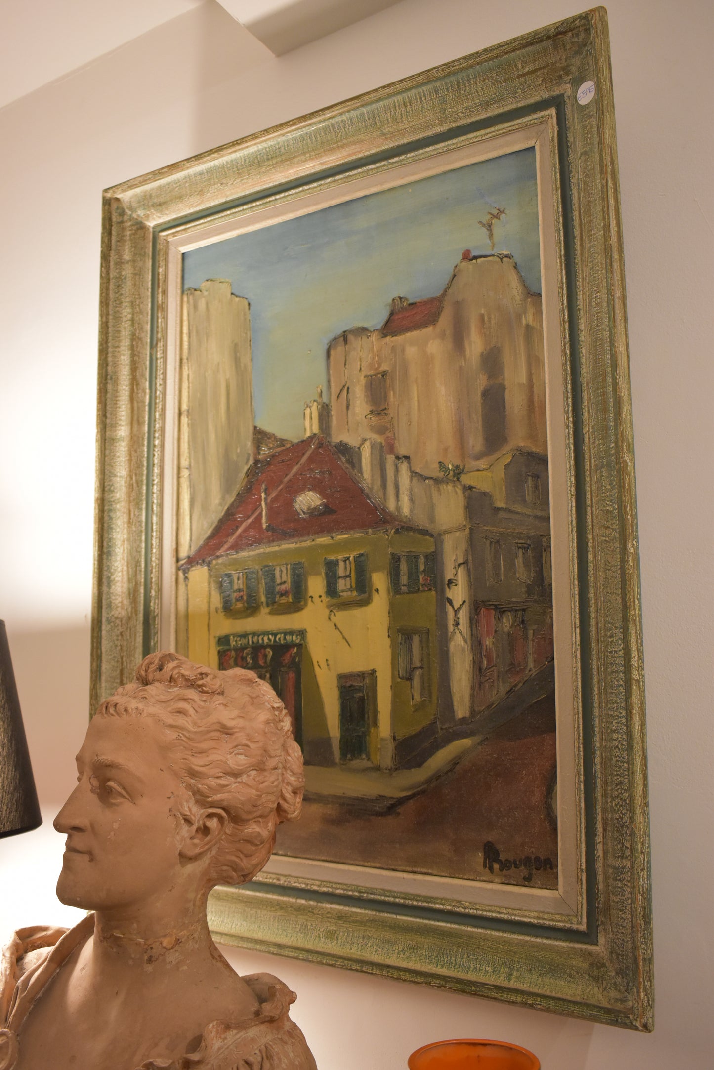 Large French Oil Painting