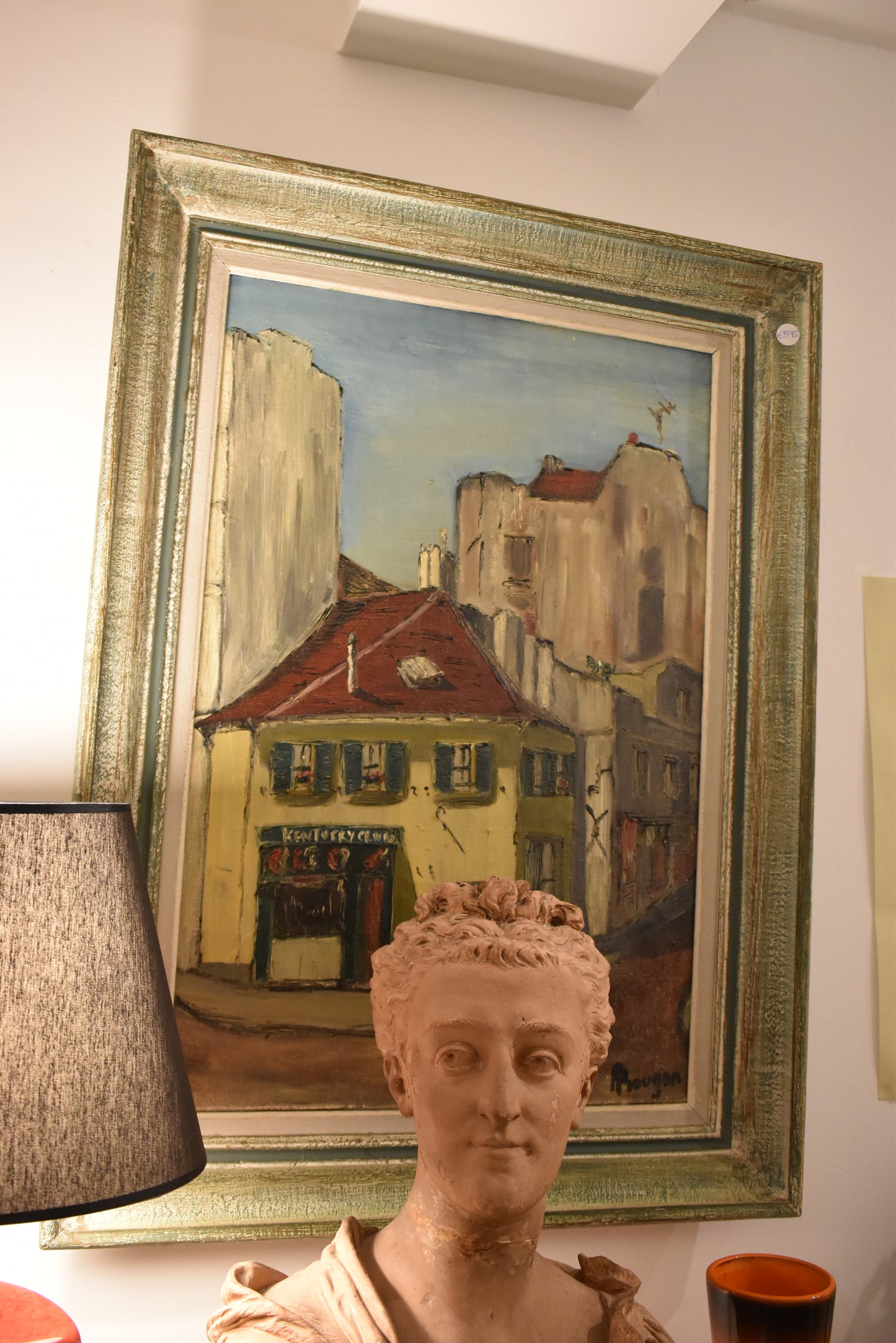 Large French Oil Painting