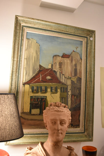 Large French Oil Painting