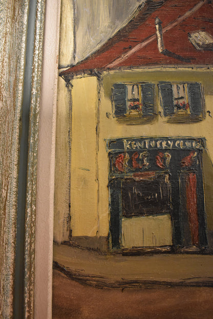 Large French Oil Painting