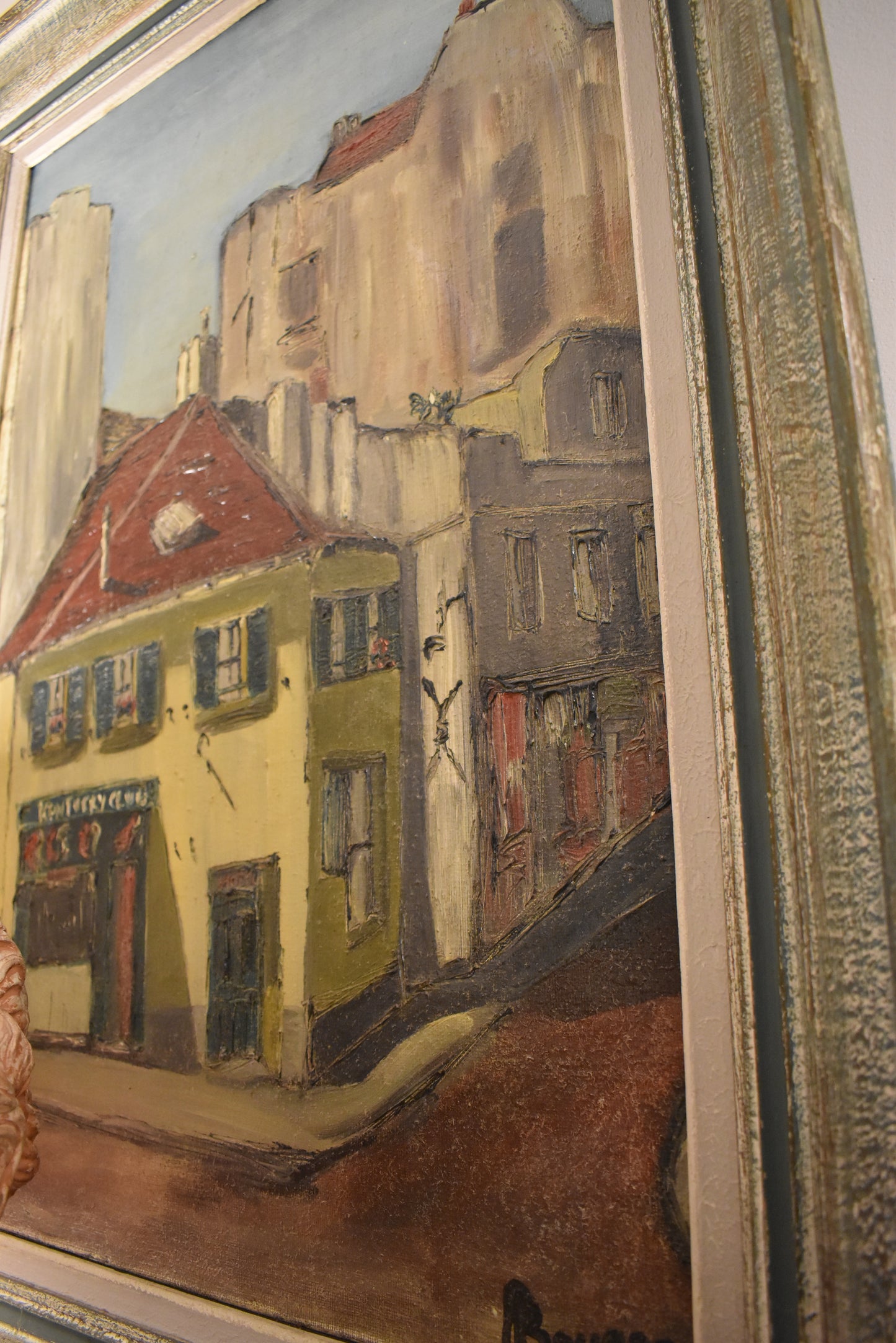 Large French Oil Painting