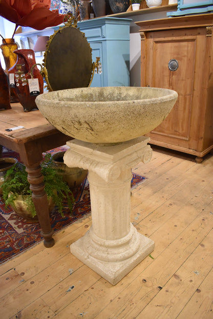 Lovely Old French Fountain / Bird Bath