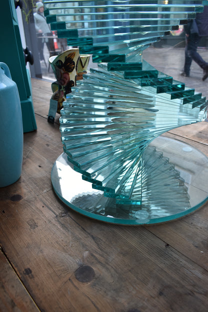 Mid Century All Glass Coffee Table