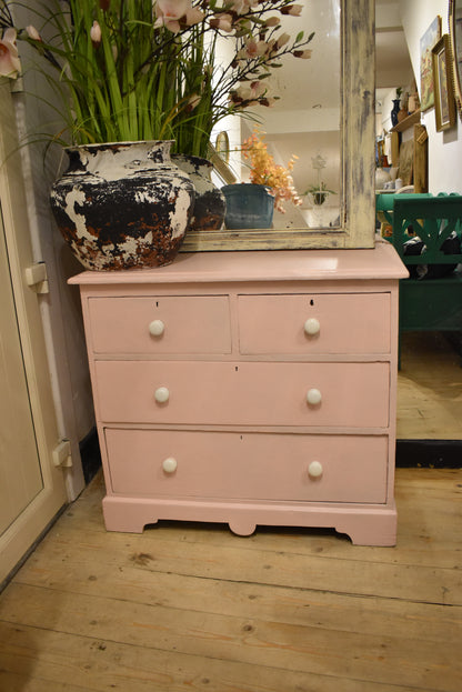 Pastel Pink Chest of Drawers