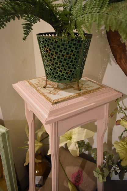 Pink Decorative Plant Stand