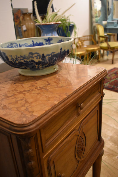 Wooden Marble Topped Locker