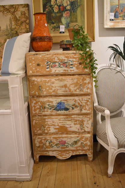 Vintage Rustic Painted Drawers
