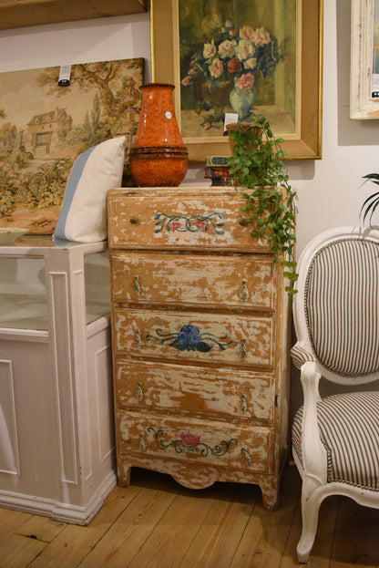 Vintage Rustic Painted Drawers