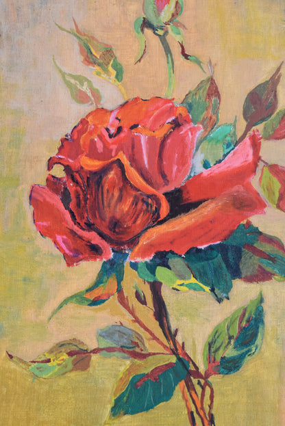 Pair of French Oil Paintings of Flower Vases