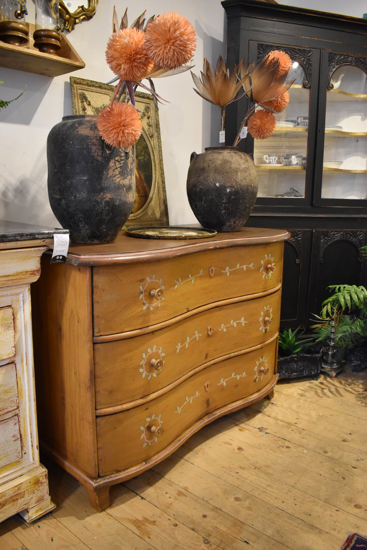 Chest of Drawers with Painted Details