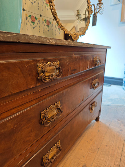 Old French Marble Washstand