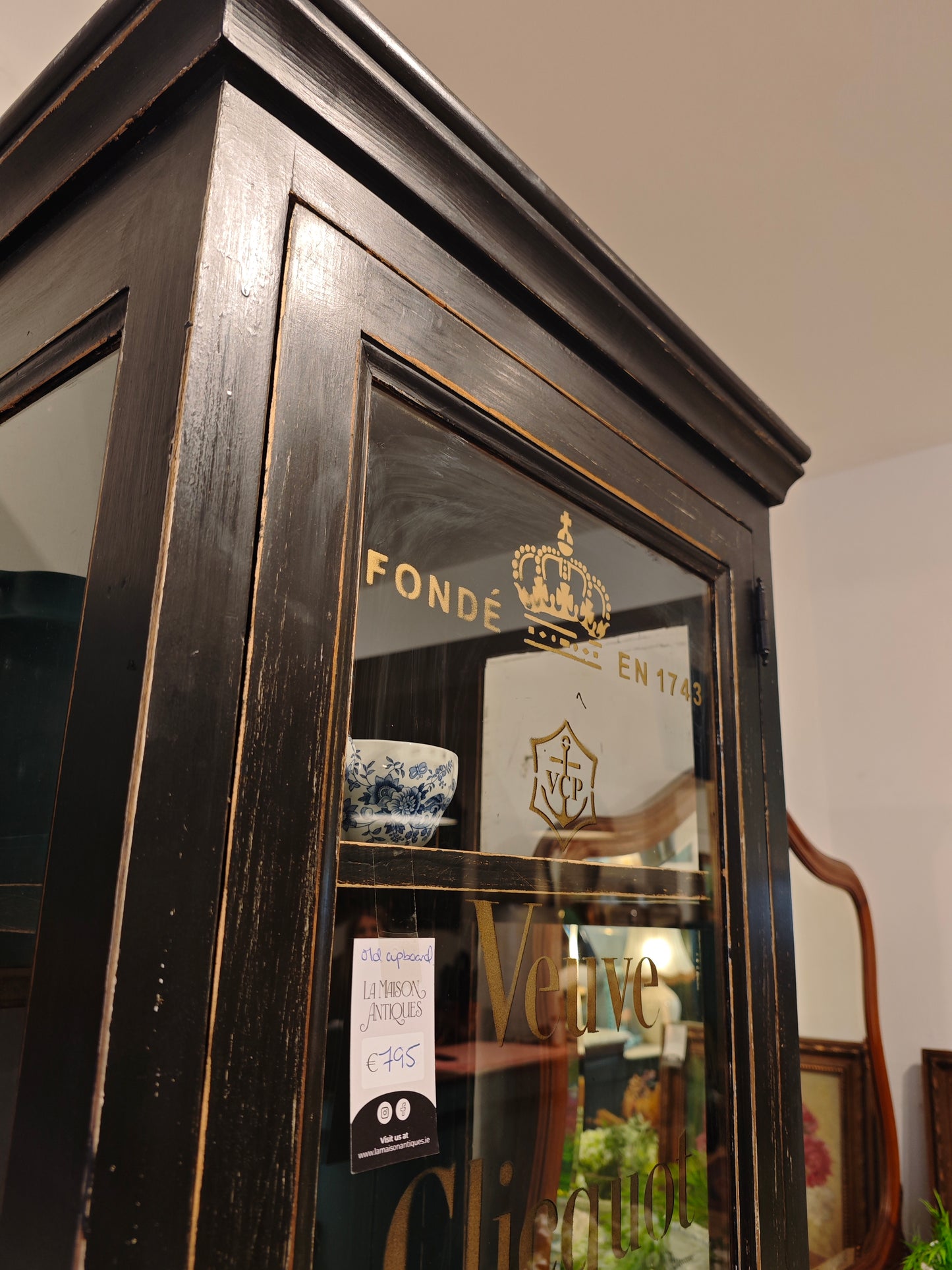 Gold Painted Cabinet