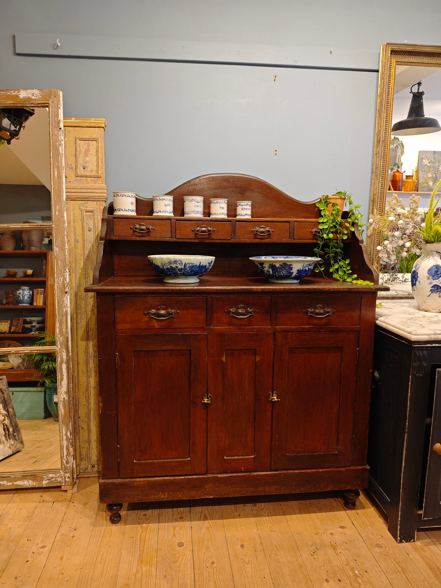 Georgian Dresser with High Back