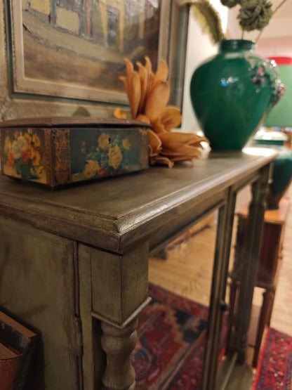 Old French Painted Cupboard