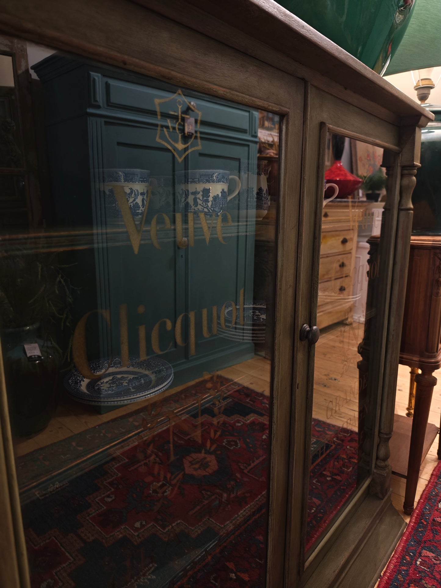 Old French Painted Cupboard