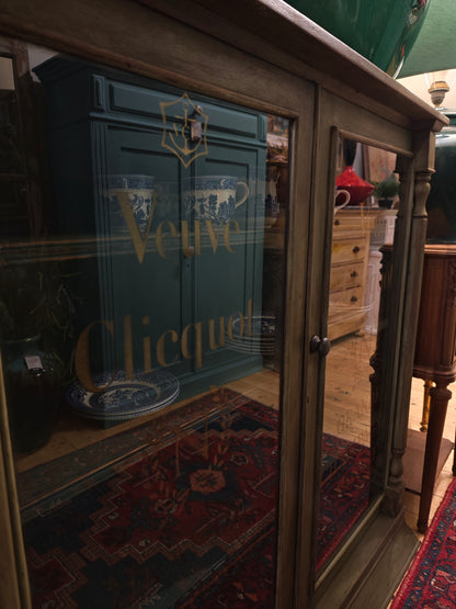 Old French Painted Cupboard