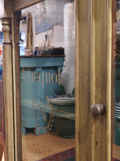 Old French Painted Cupboard