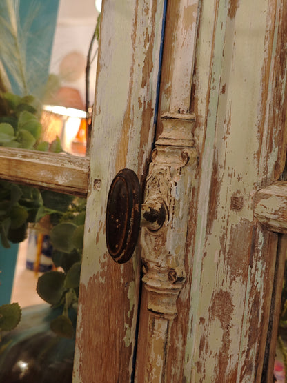 Old French Mirrored Doors with Original Latches