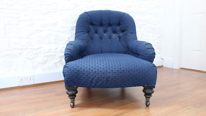 19th Century Navy Armchair