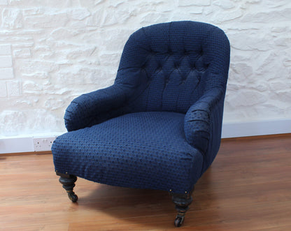 19th Century Navy Armchair