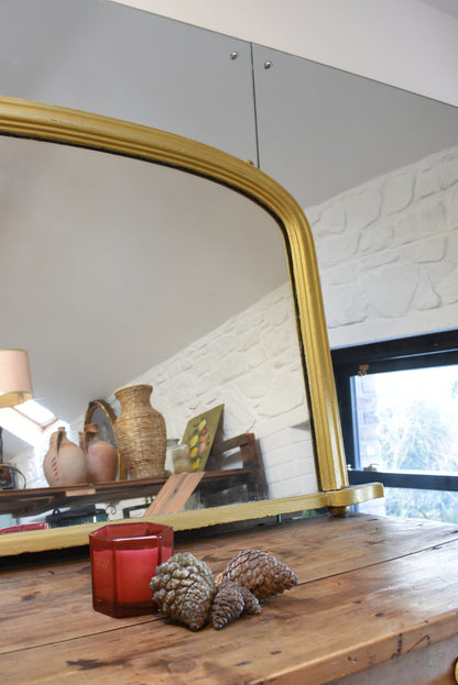 Antique Over Mantle Mirror